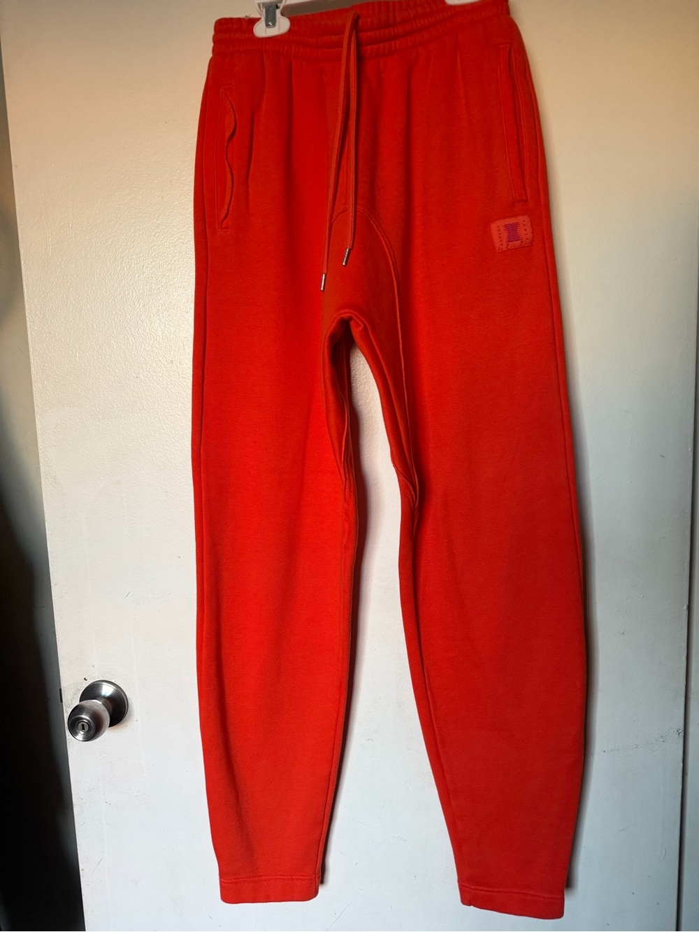 Savage X Fenty Orange Fleece Sweatpants Joggers XS - Picture 2 of 14